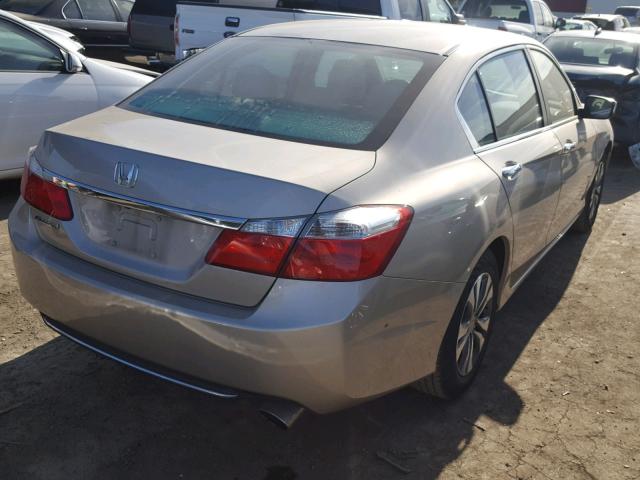 1HGCR2F37FA257208 - 2015 HONDA ACCORD LX BEIGE photo 4