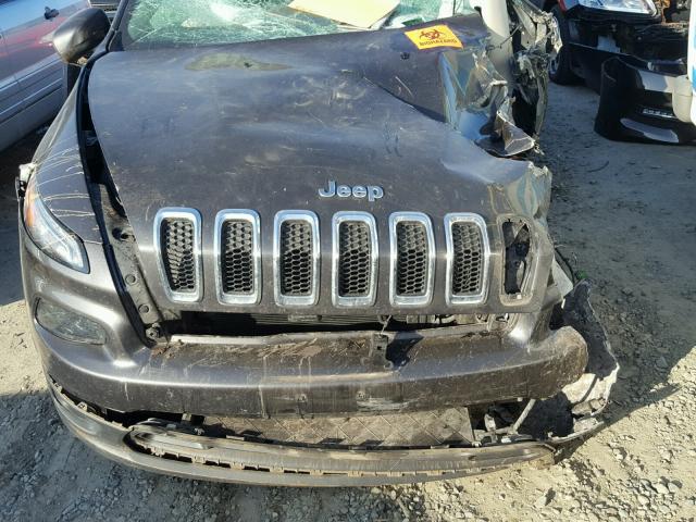 1C4PJMCB1FW734314 - 2015 JEEP CHEROKEE L GRAY photo 7