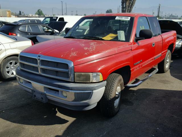 3B7HC13Z8YG160063 - 2000 DODGE RAM 1500 RED photo 2