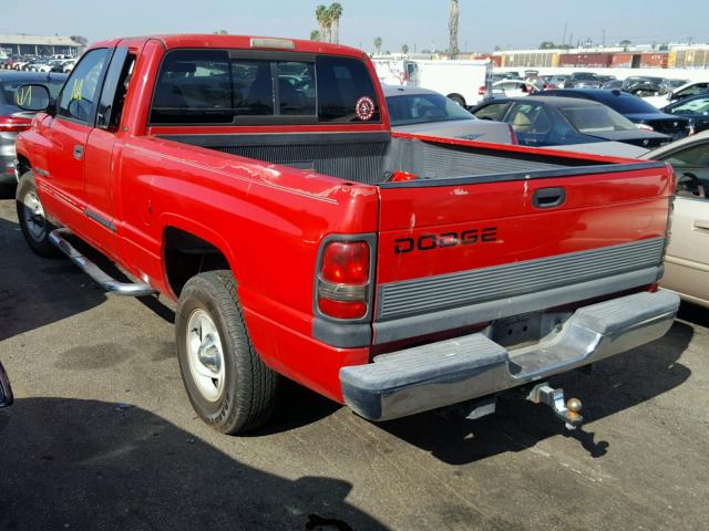 3B7HC13Z8YG160063 - 2000 DODGE RAM 1500 RED photo 3