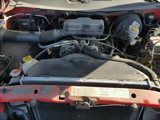 3B7HC13Z8YG160063 - 2000 DODGE RAM 1500 RED photo 7