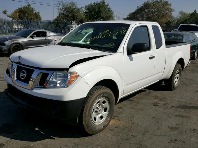 1N6BD0CT4AC418514 - 2010 NISSAN FRONTIER K WHITE photo 2