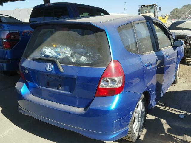 JHMGD38608S036962 - 2008 HONDA UK BLUE photo 4