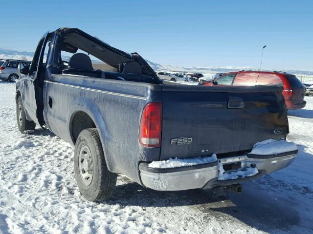 1FTNF20L11EA79726 - 2001 FORD F250 SUPER BLUE photo 3