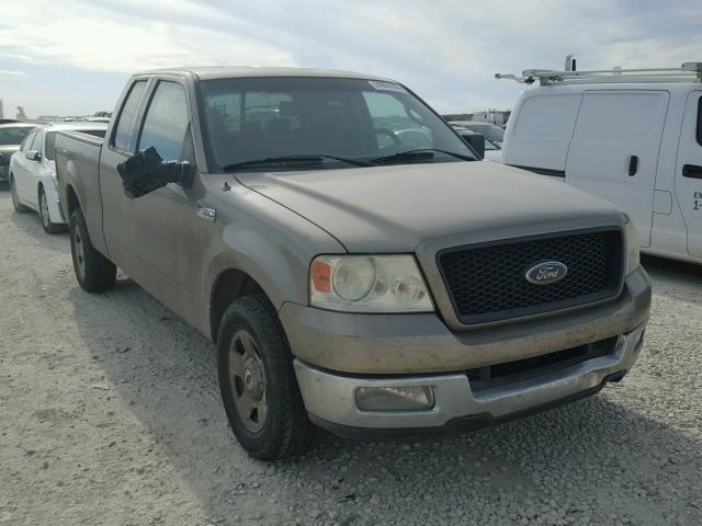 1FTRX12W24NA30054 - 2004 FORD F150 TAN photo 1