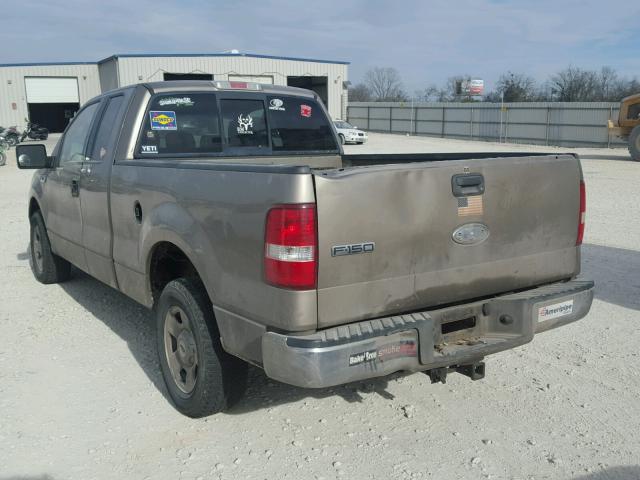 1FTRX12W24NA30054 - 2004 FORD F150 TAN photo 3