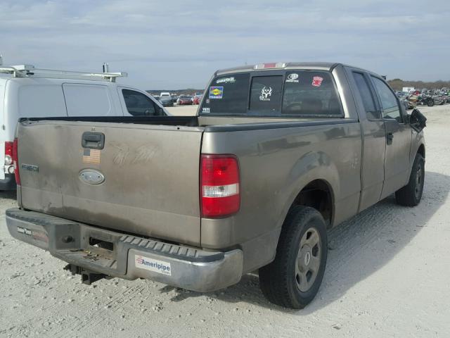 1FTRX12W24NA30054 - 2004 FORD F150 TAN photo 4