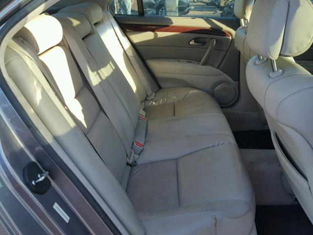 JH4KB16537C002506 - 2007 ACURA RL GRAY photo 6