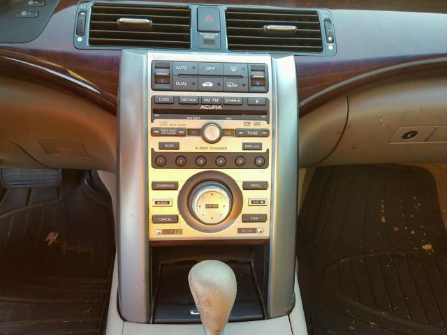 JH4KB16537C002506 - 2007 ACURA RL GRAY photo 9