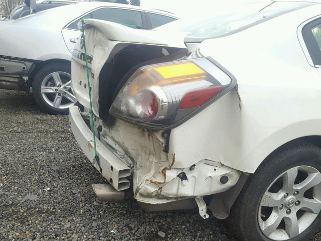 1N4CL21E69C183626 - 2009 NISSAN ALTIMA HYB WHITE photo 9