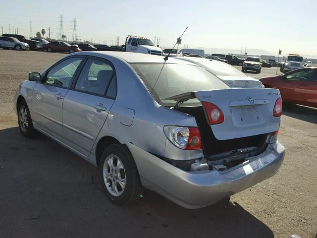 1NXBR30E75Z533695 - 2005 TOYOTA COROLLA CE SILVER photo 3