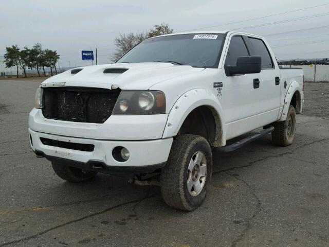 1FTPW14V67KA57133 - 2007 FORD F150 SUPER WHITE photo 2