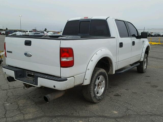 1FTPW14V67KA57133 - 2007 FORD F150 SUPER WHITE photo 4