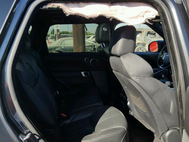 SALWV2EFXGA581217 - 2016 LAND ROVER RANGE ROVE CHARCOAL photo 6