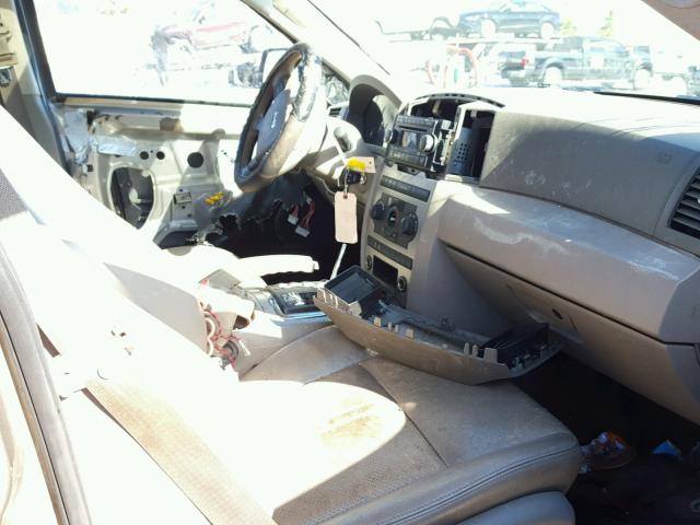 1J4HR48N66C265023 - 2006 JEEP GRAND CHER GOLD photo 5