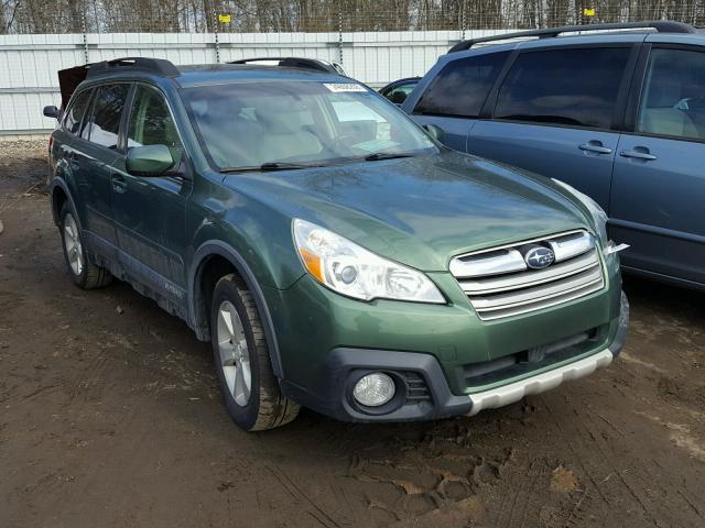 4S4BRDLC1D2286748 - 2013 SUBARU OUTBACK 3. GREEN photo 1