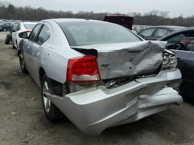 2B3KA33V59H581780 - 2009 DODGE CHARGER SX SILVER photo 3