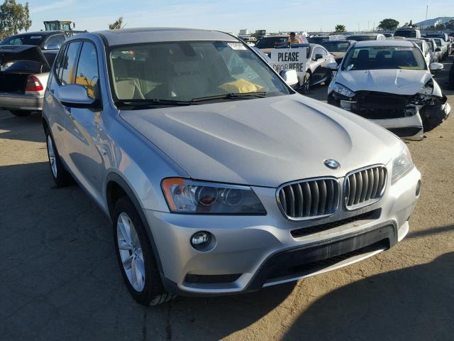 5UXWX9C59D0D00645 - 2013 BMW X3 XDRIVE2 SILVER photo 1