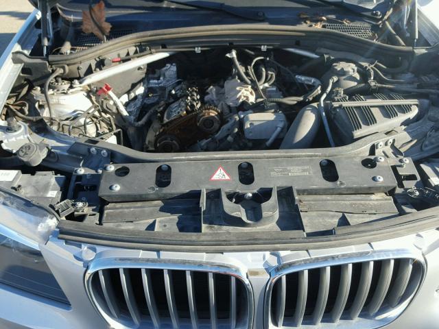 5UXWX9C59D0D00645 - 2013 BMW X3 XDRIVE2 SILVER photo 7