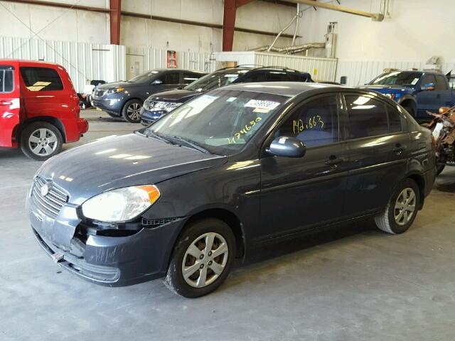 KMHCN4AC5AU474630 - 2010 HYUNDAI ACCENT GLS GRAY photo 2