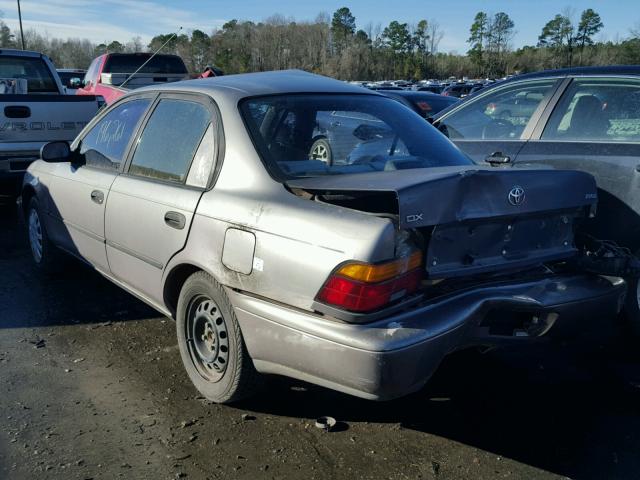 1NXAE09B4SZ278580 - 1995 TOYOTA COROLLA LE GRAY photo 3