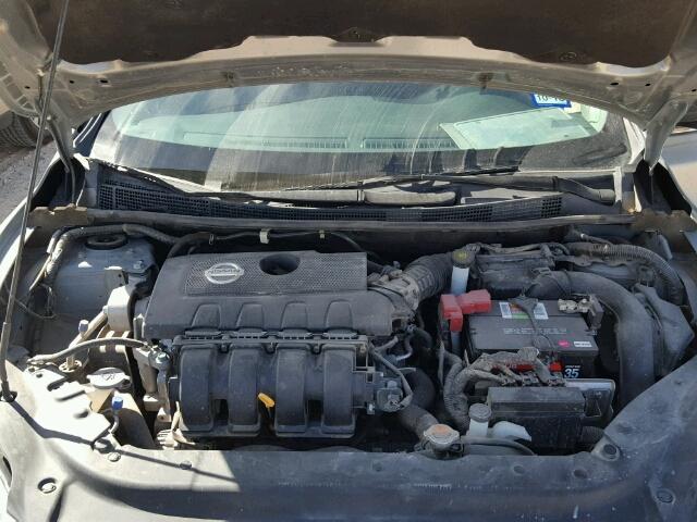 3N1AB7AP4DL793253 - 2013 NISSAN SENTRA GRAY photo 7