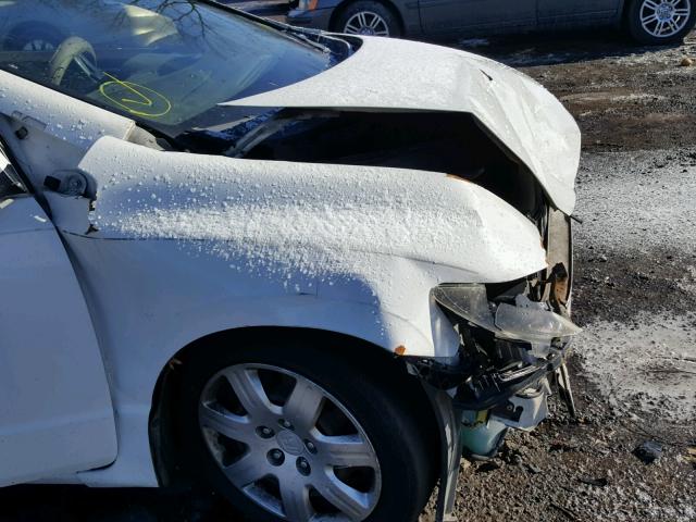 2HGFG12636H504416 - 2006 HONDA CIVIC LX WHITE photo 9