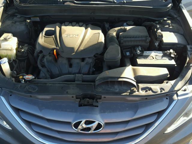 5NPEB4ACXBH248715 - 2011 HYUNDAI SONATA GLS GRAY photo 7