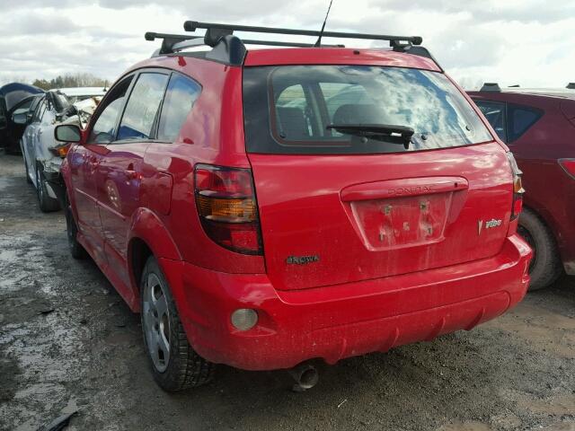 5Y2SL65856Z449731 - 2006 PONTIAC VIBE RED photo 3