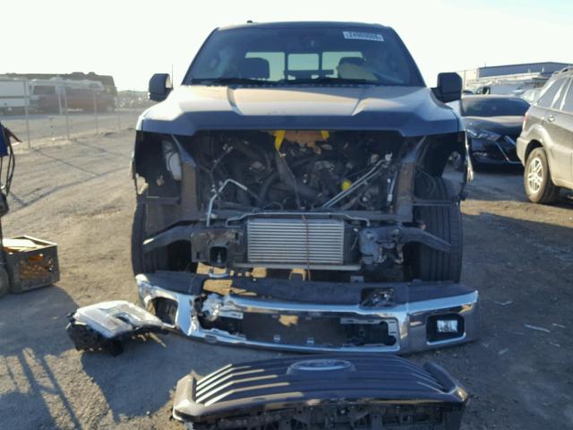 1FTEW1EG4FKD70624 - 2015 FORD F150 SUPER BLACK photo 9