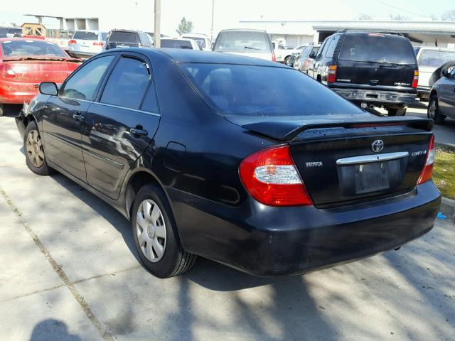 4T1BE32K03U163766 - 2003 TOYOTA CAMRY LE BLACK photo 3