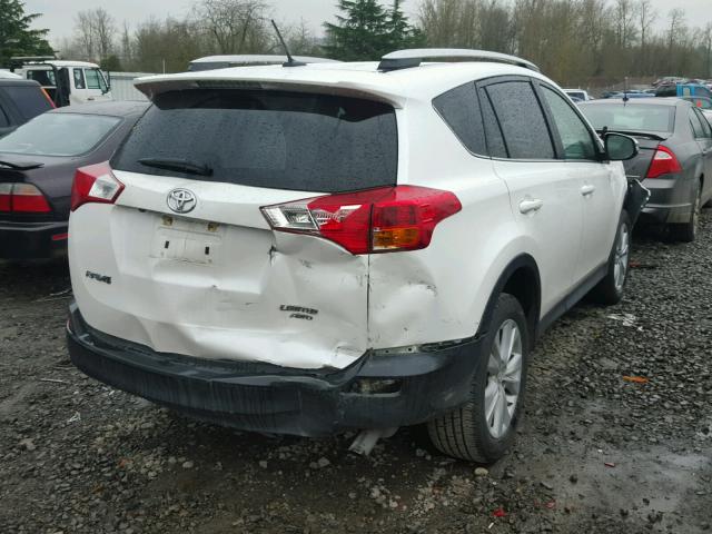 2T3DFREVXDW030858 - 2013 TOYOTA RAV4 LIMIT WHITE photo 4