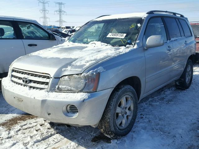 JTEGF21A320049742 - 2002 TOYOTA HIGHLANDER SILVER photo 2