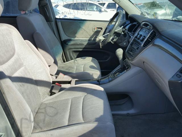 JTEGF21A320049742 - 2002 TOYOTA HIGHLANDER SILVER photo 5