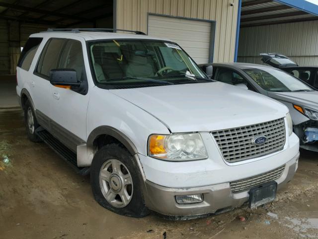 1FMPU17L13LB43644 - 2003 FORD EXPEDITION WHITE photo 1