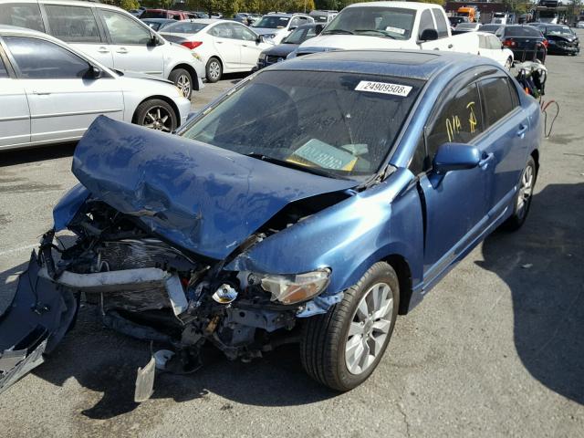 2HGFA1F83BH541389 - 2011 HONDA CIVIC EX BLUE photo 2