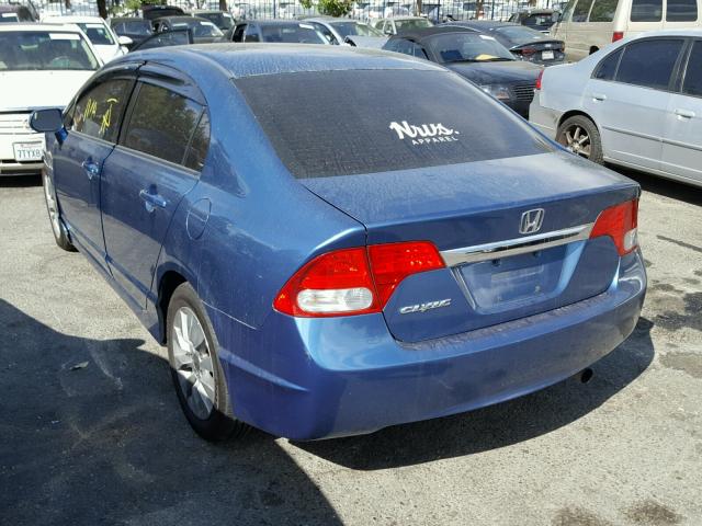 2HGFA1F83BH541389 - 2011 HONDA CIVIC EX Mavi foto 3