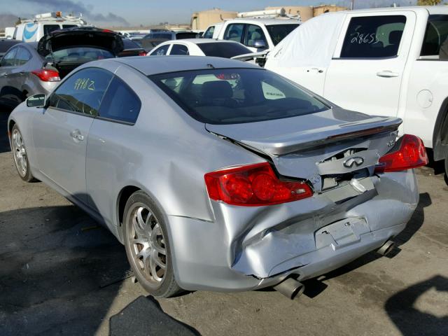 JNKCV54E46M708351 - 2006 INFINITI G35 SILVER photo 3