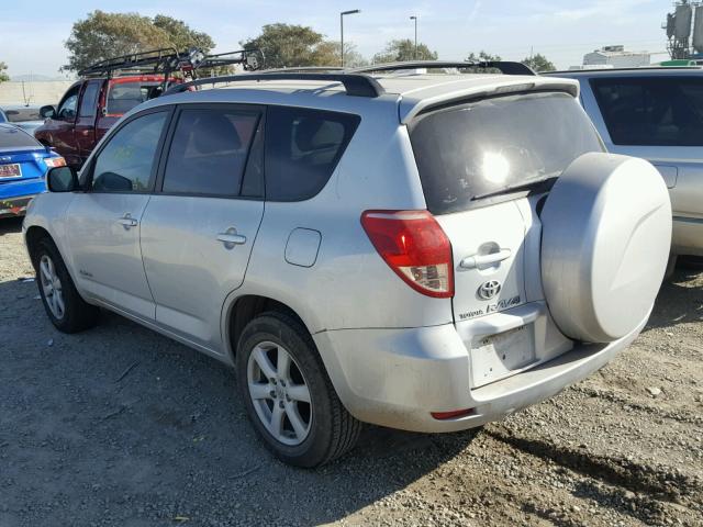 JTMZD31VX75052756 - 2007 TOYOTA RAV4 LIMIT SILVER photo 3