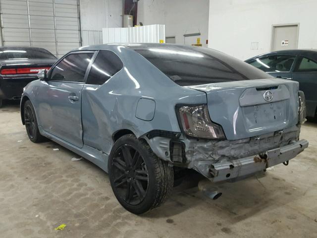 JTKJF5C72B3000228 - 2011 TOYOTA SCION TC 蓝色 照片 3