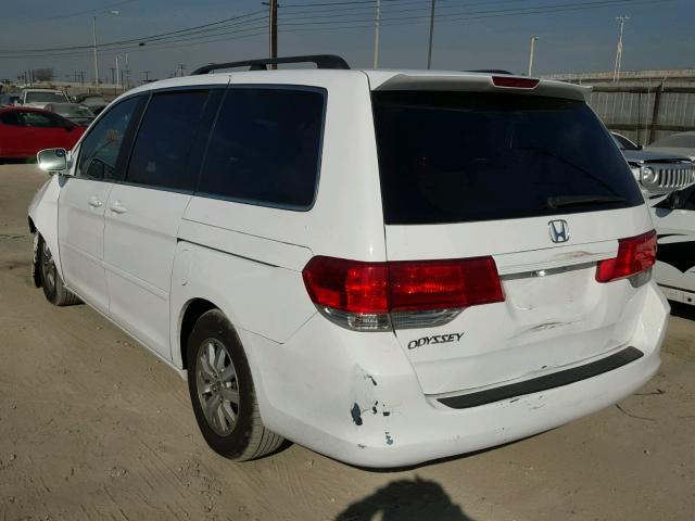 5FNRL38409B052394 - 2009 HONDA ODYSSEY EX WHITE photo 3