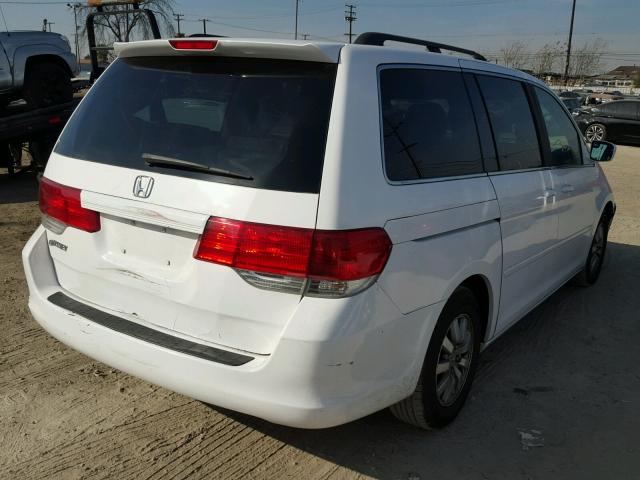 5FNRL38409B052394 - 2009 HONDA ODYSSEY EX WHITE photo 4