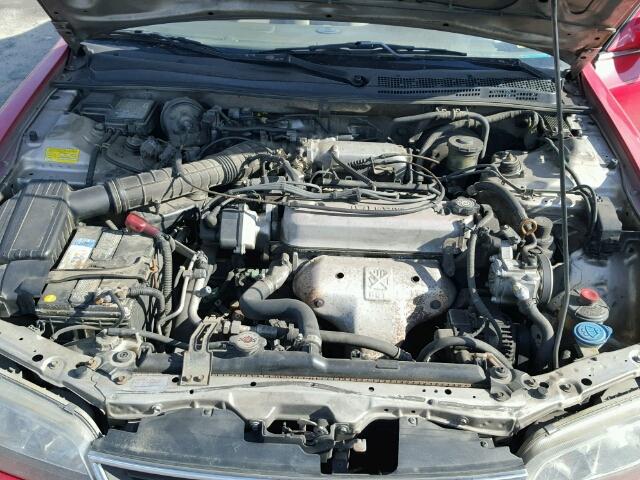 1HGCD5635VA218860 - 1997 HONDA ACCORD LX RED photo 7