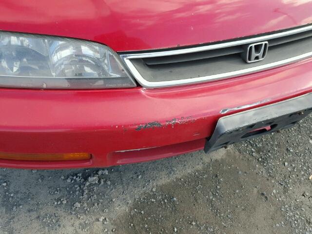 1HGCD5635VA218860 - 1997 HONDA ACCORD LX RED photo 9