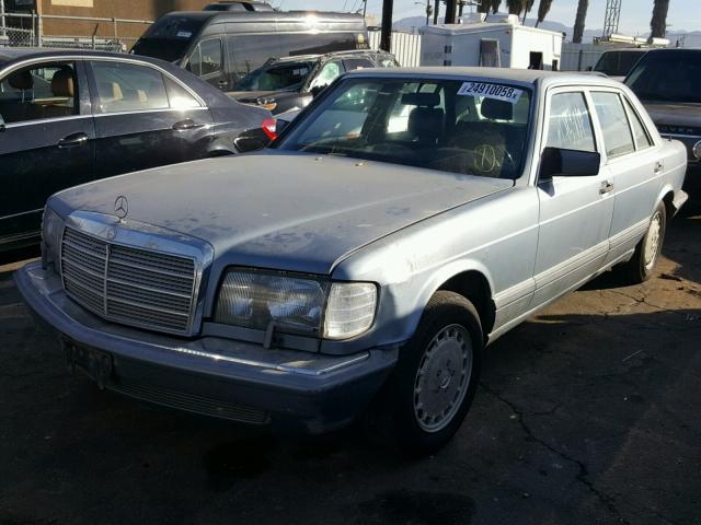 WDBCA39D8GA253538 - 1986 MERCEDES-BENZ 560 SEL BLUE photo 2