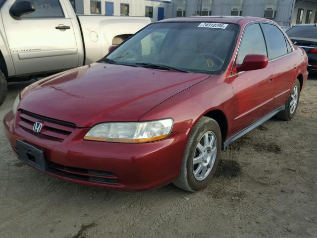 JHMCG66812C014367 - 2002 HONDA ACCORD EX BURGUNDY photo 2