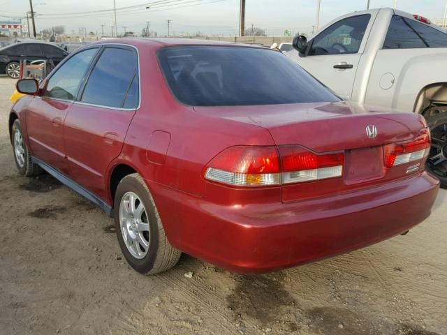 JHMCG66812C014367 - 2002 HONDA ACCORD EX BURGUNDY photo 3