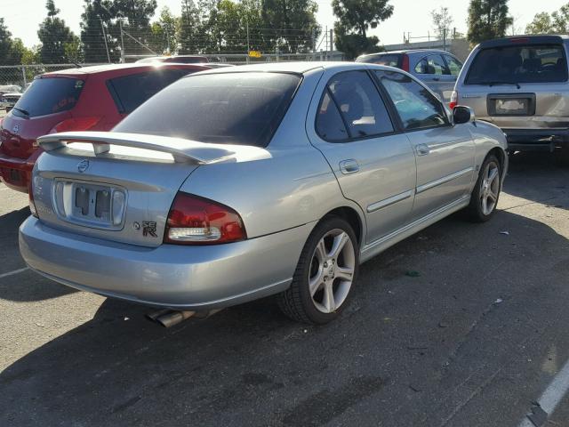 3N1AB51D33L723493 - 2003 NISSAN SENTRA SE- SILVER photo 4