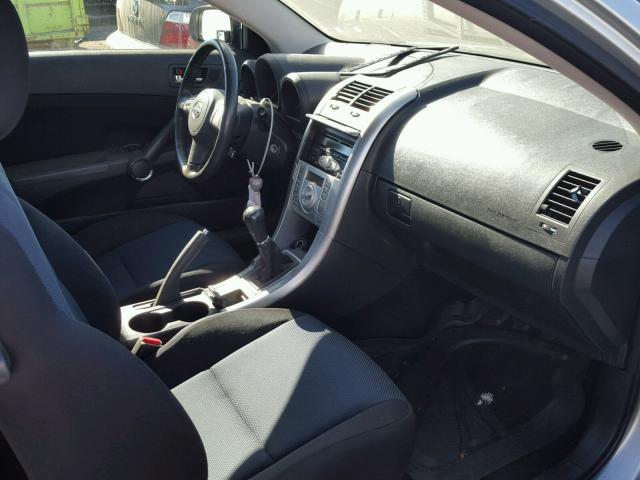 JTKDE177570189968 - 2007 SCION TC SILVER photo 5