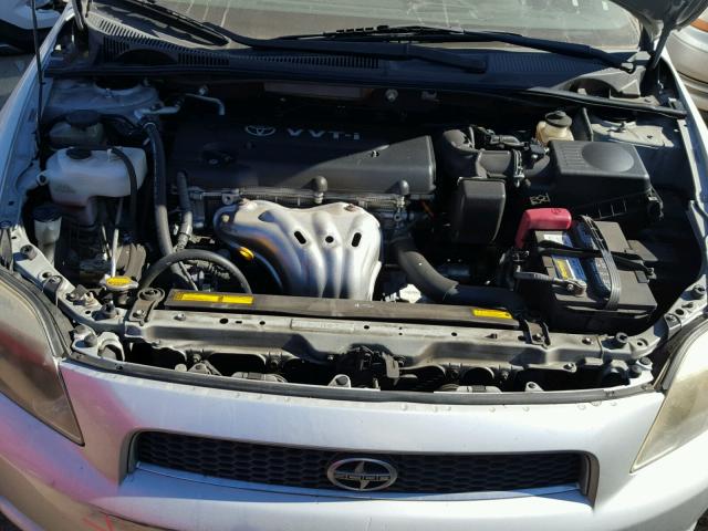 JTKDE177570189968 - 2007 SCION TC SILVER photo 7